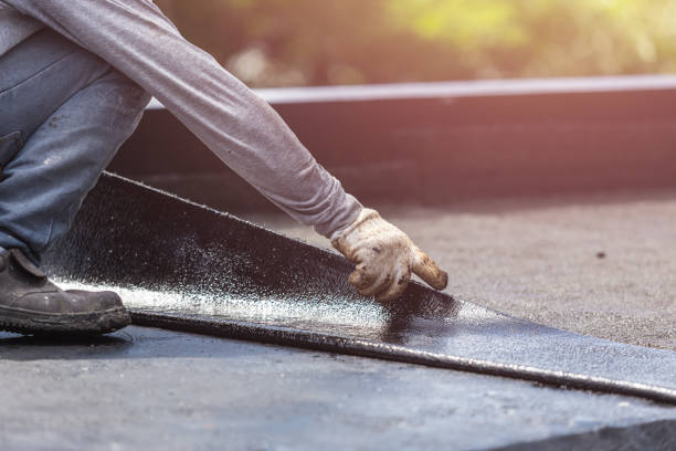 Professional Crawl Space Encapsulation technician working in Plain City, OH